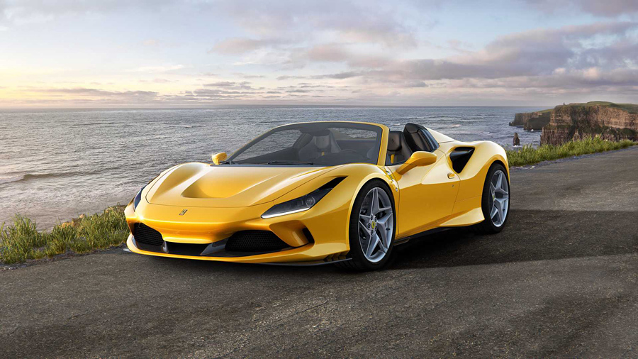 New 2020 Ferrari F8 Tributo Spider Yellow Edition