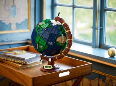 Meet New LEGO Ideas Spinning Globe of Earth