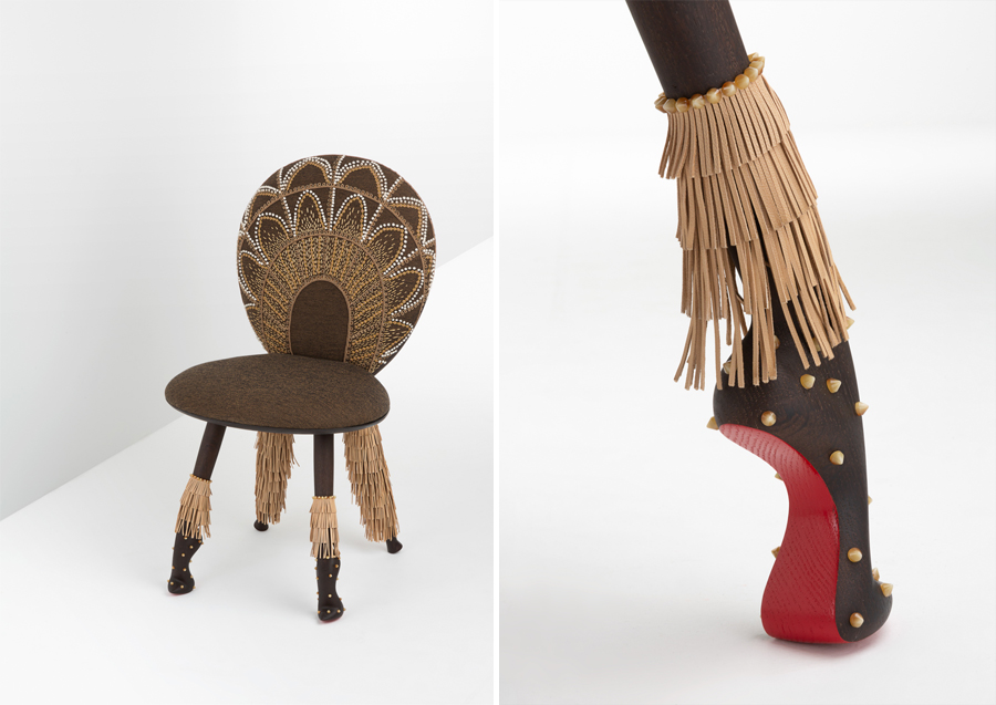 Artistic Chairs Inspired by Iconic Women by Yovanovitch and Louboutin