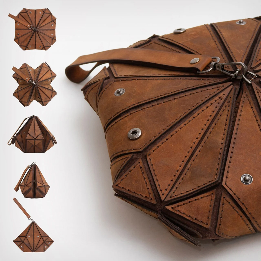 Origami-Inspired Convertible INFINITE Handbag