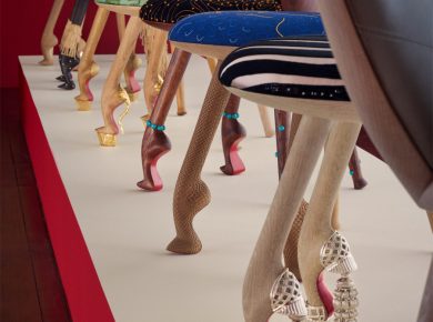 Artistic Chairs Inspired by Iconic Women by Yovanovitch and Louboutin