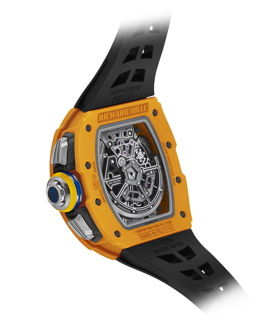 Richard Mille Expands RM 65-01 Line with Eye-Catching New Colorways