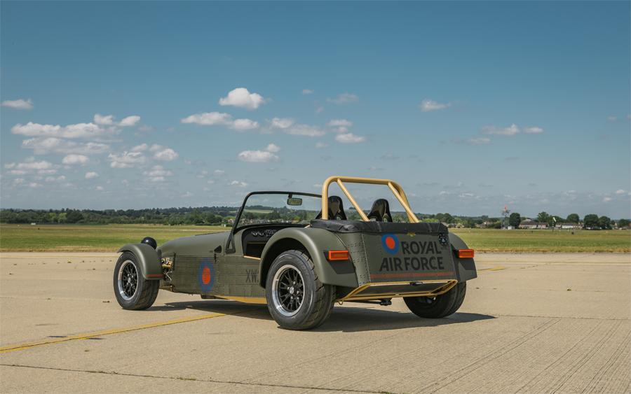 Caterham and RAF Launch Auction for Unique Charity Car