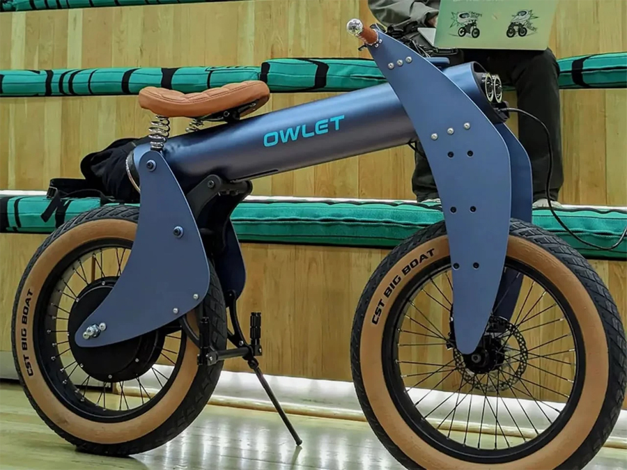 Unique Foldable, High-Torque E-Bike Owlet ONE