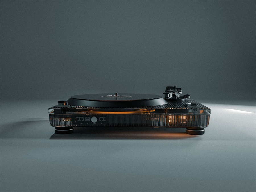 Aesthetic Appeal of Transparent Vinyl Players