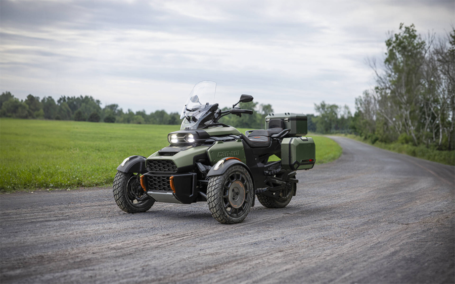 Can-Am Debuts Its First Three-Wheeled Adventure Motorcycle