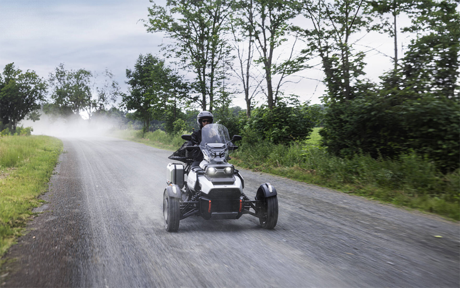 Can-Am Debuts Its First Three-Wheeled Adventure Motorcycle