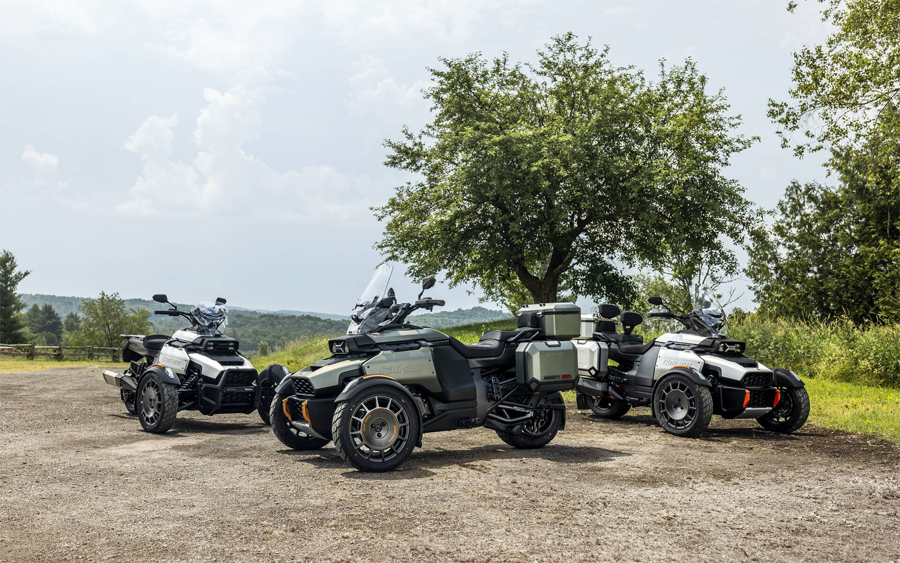 Can-Am Debuts Its First Three-Wheeled Adventure Motorcycle