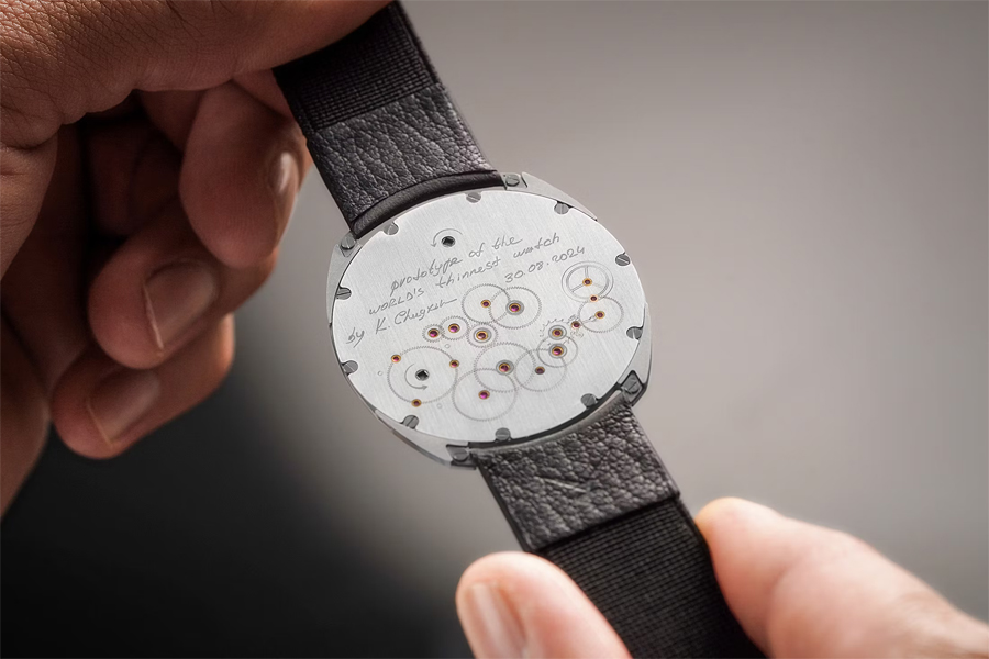 Konstantin Chaykin Reveals World’s Thinnest Watch Prototype at Geneva Watch Days