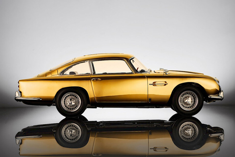 Agora's Exclusive 24ct Gold Aston Martin DB5 Model Marks 60 Years of Goldfinger