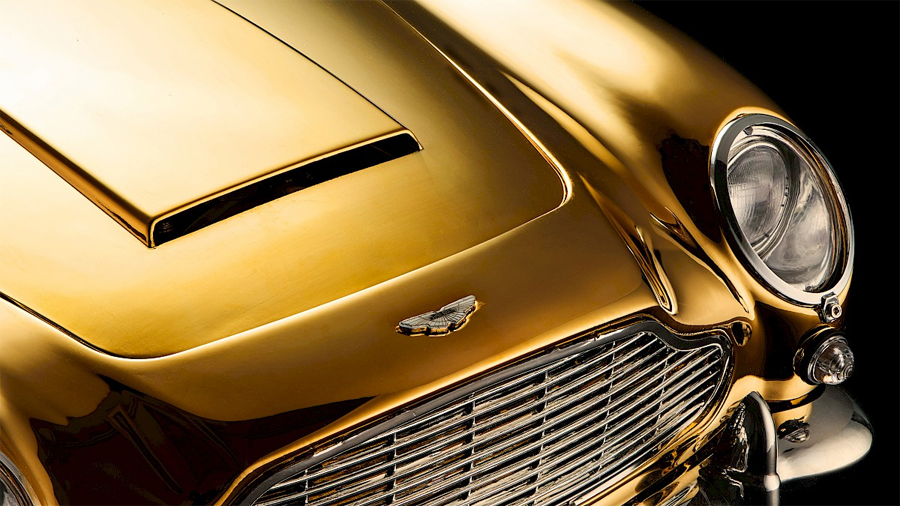 Agora's Exclusive 24ct Gold Aston Martin DB5 Model Marks 60 Years of Goldfinger