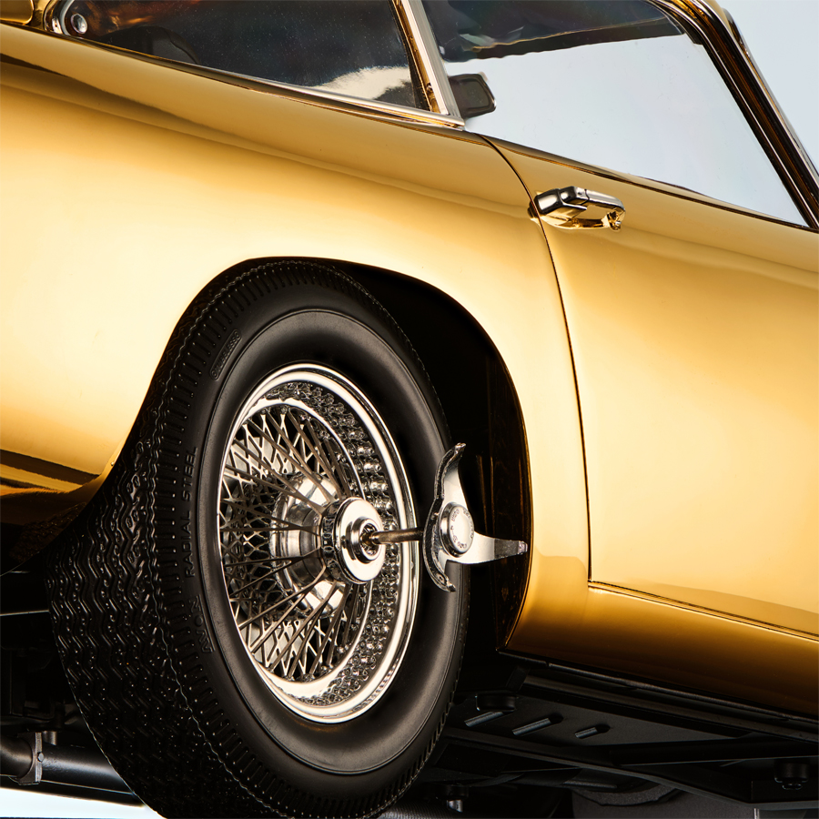 Agora's Exclusive 24ct Gold Aston Martin DB5 Model Marks 60 Years of Goldfinger