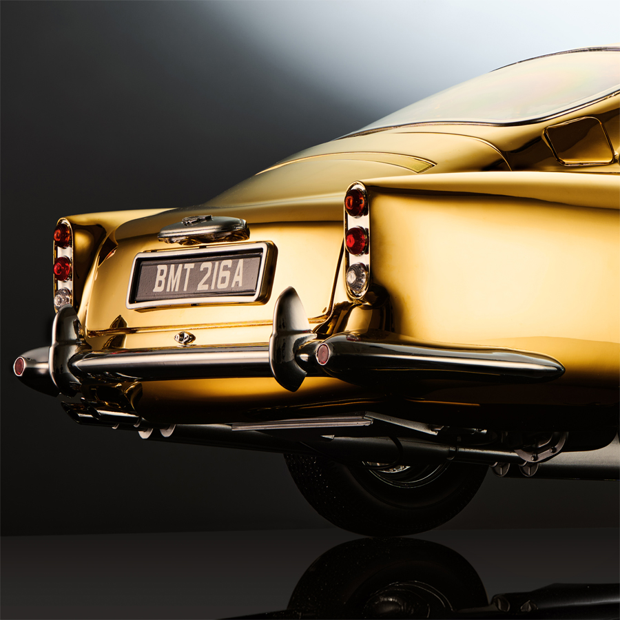 Agora's Exclusive 24ct Gold Aston Martin DB5 Model Marks 60 Years of Goldfinger