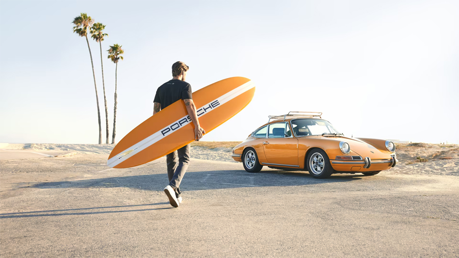 Porsche and Almond Limited Edition Surfboard