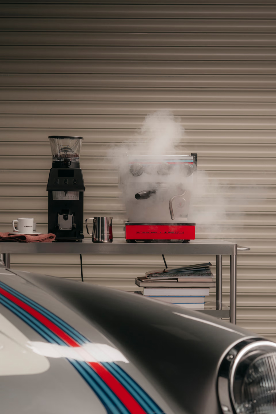 Porsche and La Marzocco Unite for a Limited Edition Espresso Machine Collaboration