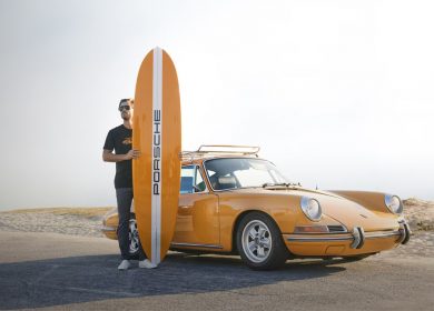 Porsche and Almond Limited Edition Surfboard