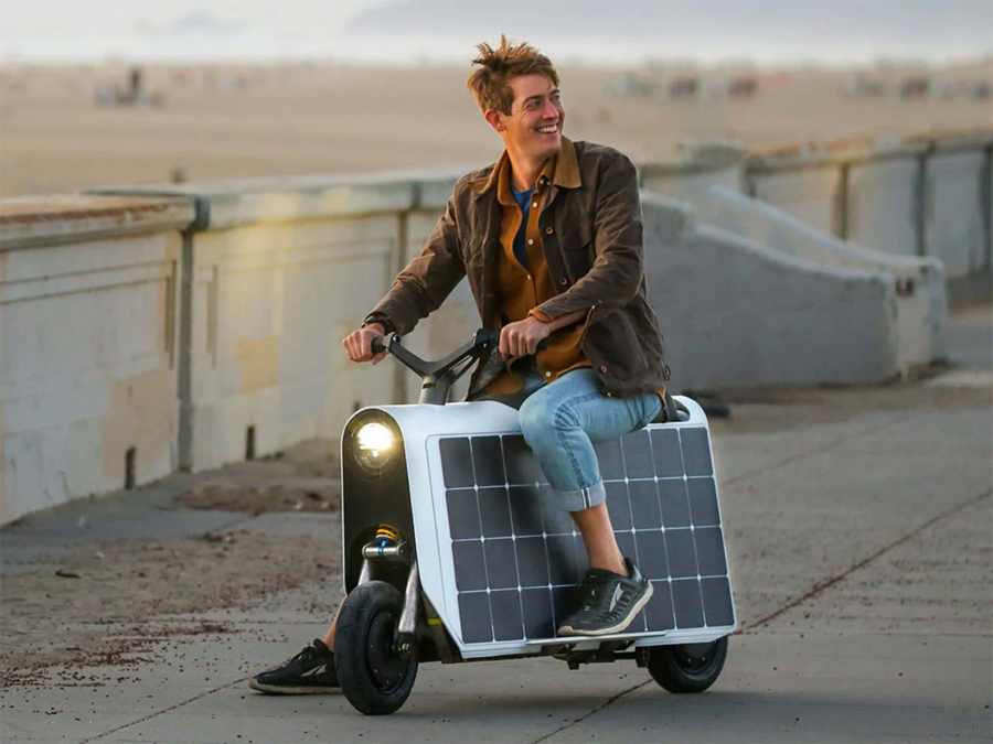 Lightfoot Solar-Powered Electric Scooter