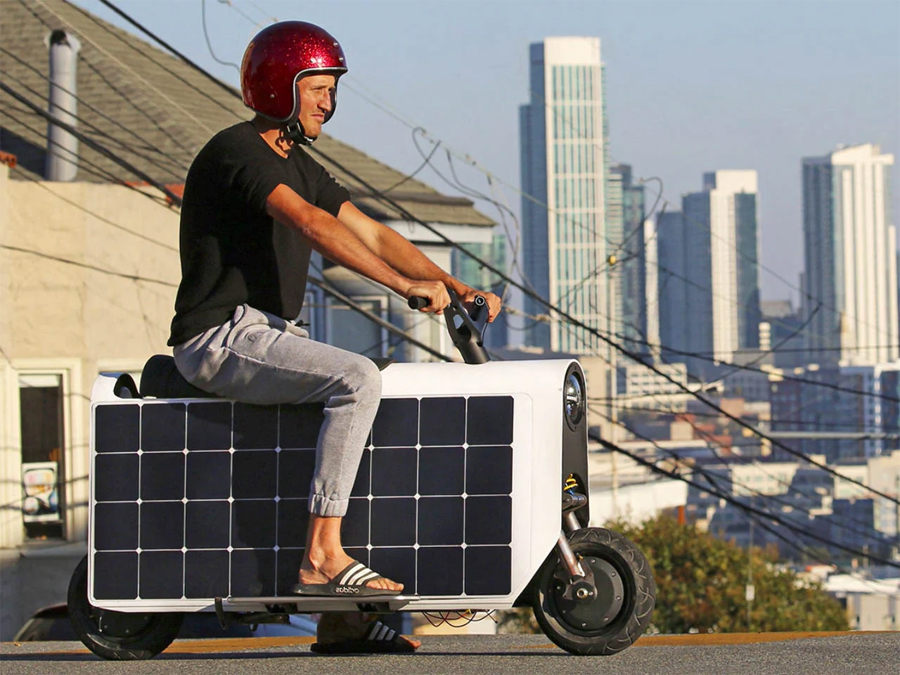 Lightfoot Solar-Powered Electric Scooter