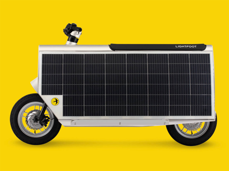 Lightfoot Solar-Powered Electric Scooter