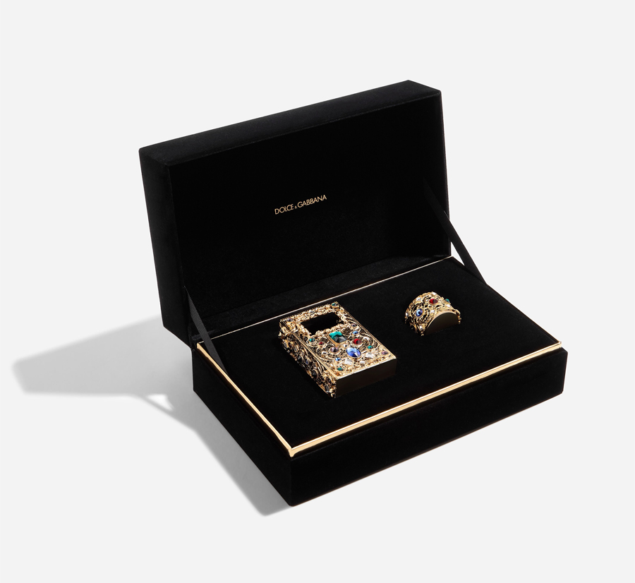 DOLCE&GABBANA Velvet Collection Precious Jewel Cage