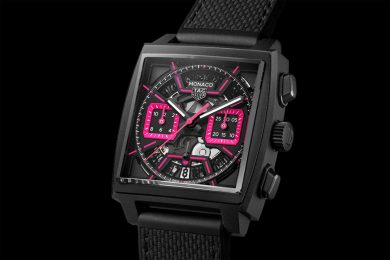 TAG Heuer Unveils Bold Pink Edition of the Monaco Chronograph