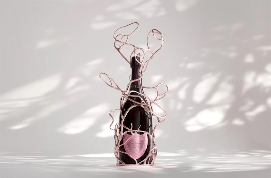 Mathias Bengtsson Brings Vine Sculptures to Dom Pérignon