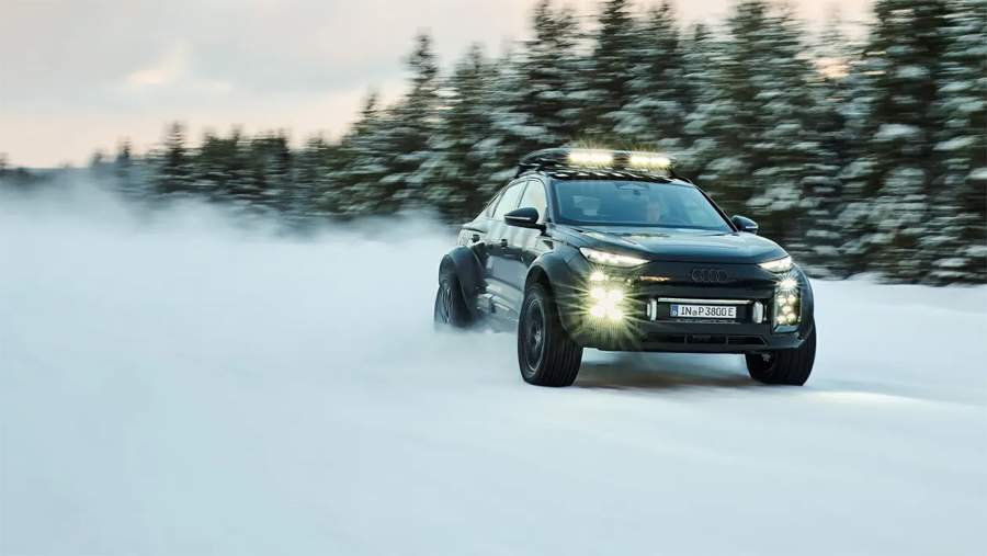 Next-Level Off-Roading with the Audi Q6 e-tron Prototype