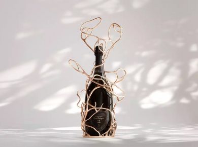 Mathias Bengtsson Brings Vine Sculptures to Dom Pérignon