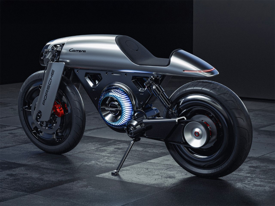 Porsche 911 Carrera Inspired Electric Café Racer Concept