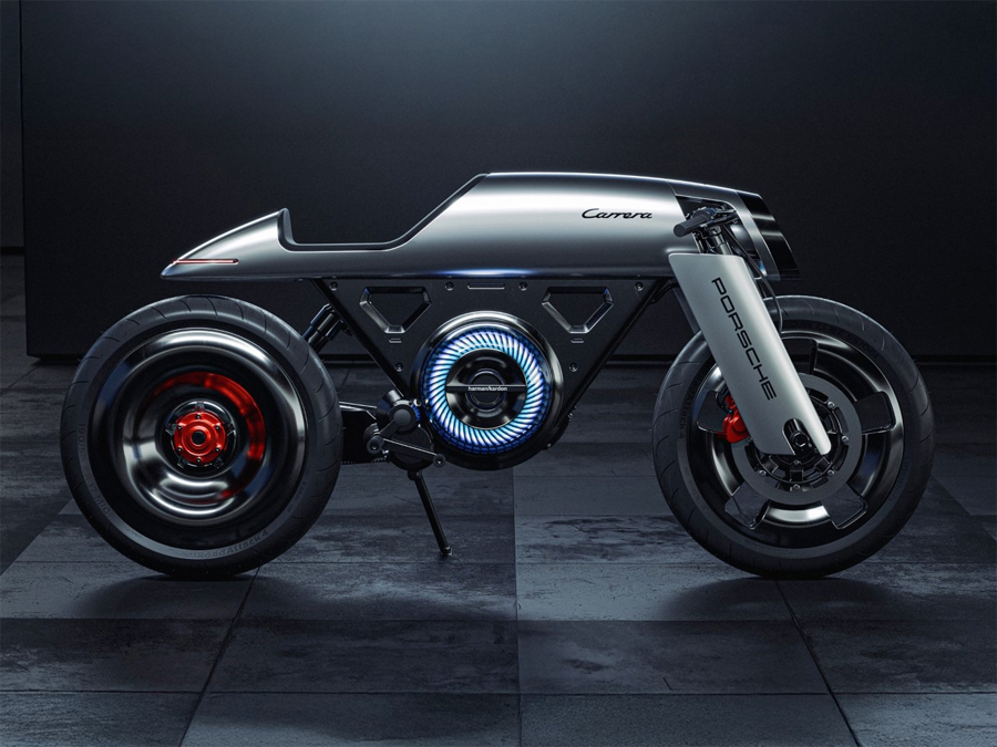 Porsche 911 Carrera Inspired Electric Café Racer Concept