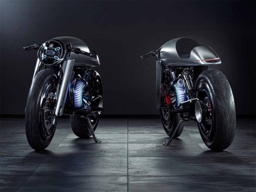 Porsche 911 Carrera Inspired Electric Café Racer Concept