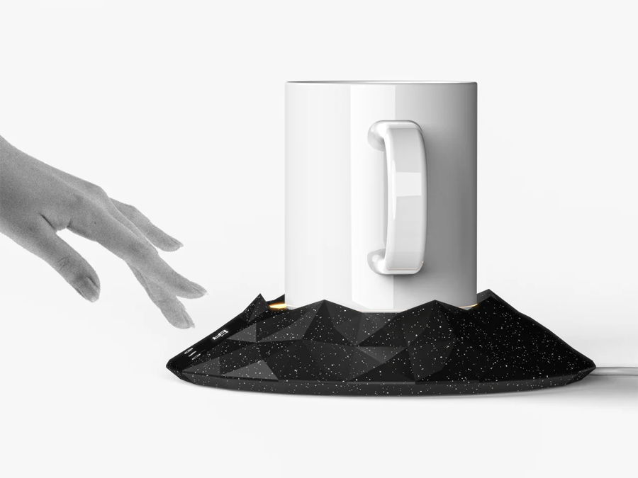 VOLCANO Cup Warmer Inspired by the Power of Nature